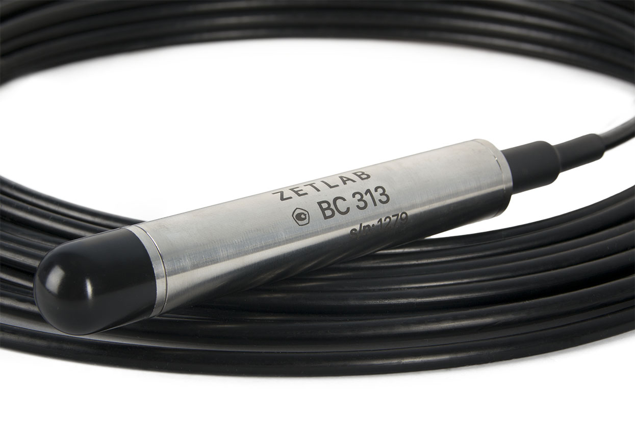 Hydrophone BC 313 underwater with balance output