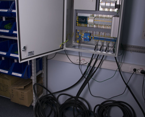 Seismic recorder ZET 048-I - electrical cabinet