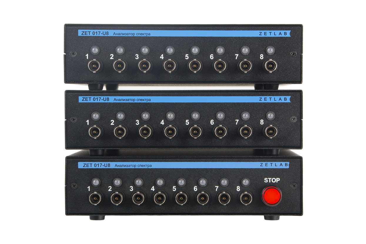 ZET 017-U24 Vibration controller - front panel