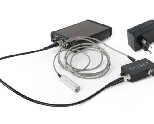 Бесконтактный оптический датчик оборотов ВС 401 в комплекте с анализатором спектра ZET 017-U2