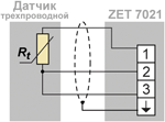 Трехпроводная схема подключения термосопротивления