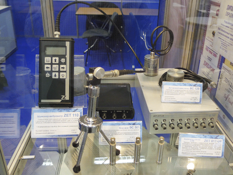 Шумомер, анализатор спектра, микрофоны, сейсмоприемники - продукция ZETLAB.