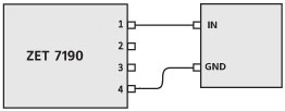 Inphase connection of the output channel to ground
