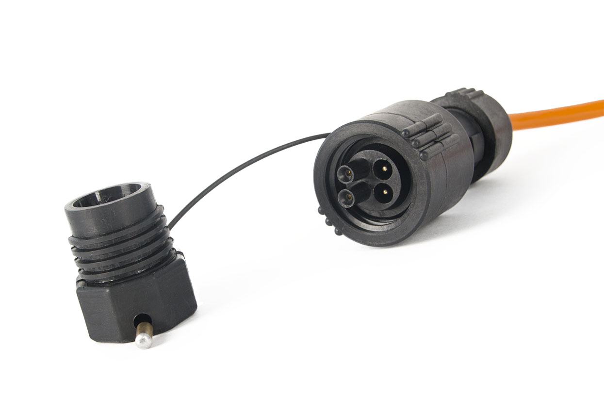 splash-proof connector GSC-4H (Herma-4) for the connection of ZET 7155 digital geophones to the kit for seismic research performance