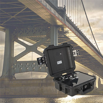 Portable bridge structures control system