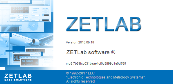 ZETLAB Software update - program version number