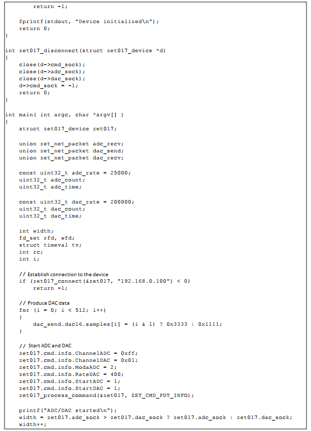 Program example - Fragment 4
